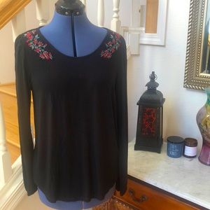 American Eagle Soft & Sexy Black Shirt Size L